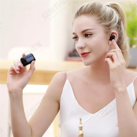 TWS-5 bluetooth 5.0 Stereo True Wireless Earbuds Touch Music Handsfree Earphone With HD Mic