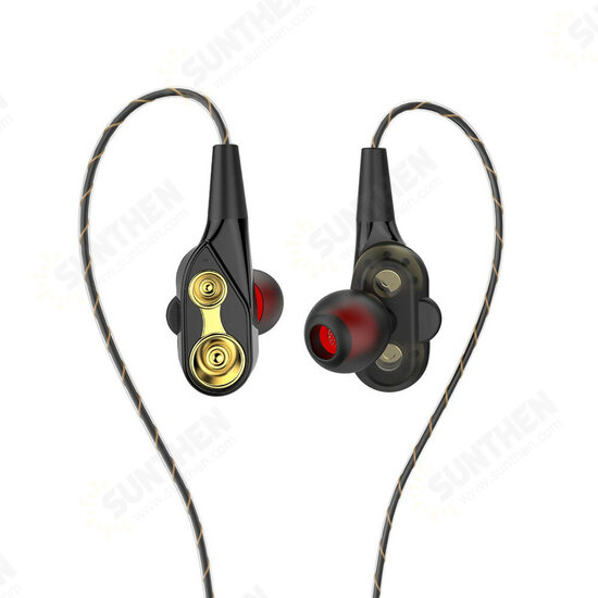 S1 Dual Dynamic Driver Stereo Wired Earphone In-ear Headset Bass Gaming Earbuds for iPhone huawei S1 Dual Dynamic Driver Stereo Wired Earphone In-ear Headset Bass Gaming Earbuds for iPhone huawei