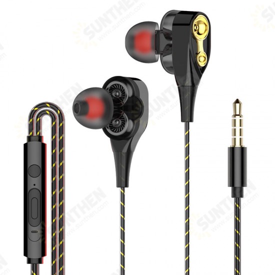 S1 Dual Dynamic Driver Stereo Wired Earphone In-ear Headset Bass Gaming Earbuds for iPhone huawei S1 Dual Dynamic Driver Stereo Wired Earphone In-ear Headset Bass Gaming Earbuds for iPhone huawei