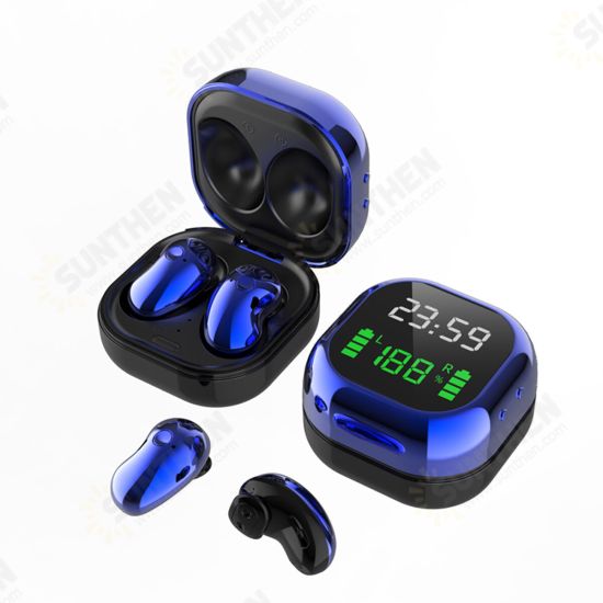 S6plus TWS bluetooth Earphone Wireless Earbuds LED Power Display Stereo Colorful Mini Portable Headphone with Mic
