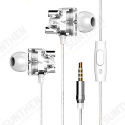 M7 HiFi Dual Dynamic Driver Graphene Earphone 3.5mm Wired Control In-ear Heavy Bass Stereo Earbuds Headphone with Mic M7 HiFi Dual Dynamic Driver Graphene Earphone 3.5mm Wired Control In-ear Heavy Bass Stereo Earbuds Headphone with Mic