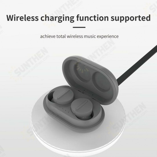 bluetooth 5.0 Earphone TWS Wireless Earbuds HiFi Stereo APTX/ACC CVC 8.0 Noise Canceling Wireless Charging Headphone with Mic