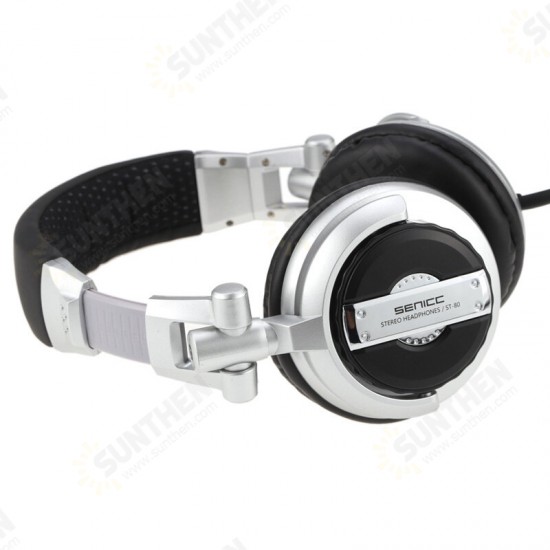 ST-80 Headset Game Headphones Headset HIFI Earphone DJ Listening Electronic Organ Stereo Effect Mode Earphone with Mic