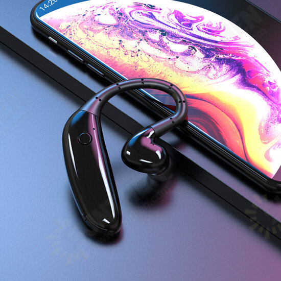 Single bluetooth 5.0 Dynamic Earphone Waterproof HiFi Large Capacity Hanging Headphone with Mic for Huawei Single bluetooth 5.0 Dynamic Earphone Waterproof HiFi Large Capacity Hanging Headphone with Mic for Huawei