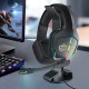 S12 Wired Gaming Headphones 50MM Drivers Stereo Surround Sound Headset Luminous USB 3.5mm Gaming Earphone with Mic