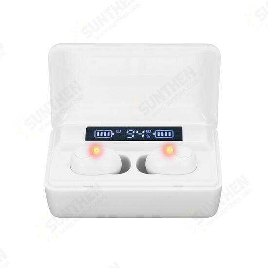 T8 TWS bluetooth 5.0 Earphone HiFi Stereo Wireless Earbuds 4000mAh Power Bank Headphone with Mic T8 TWS bluetooth 5.0 Earphone HiFi Stereo Wireless Earbuds 4000mAh Power Bank Headphone with Mic