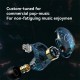 CS2 Heavy Bass Wired Earphones Sports Noise Cancelling Heavy Bass Earbuds Hifi Music Headset for Mobile Phone In-ear Earphones