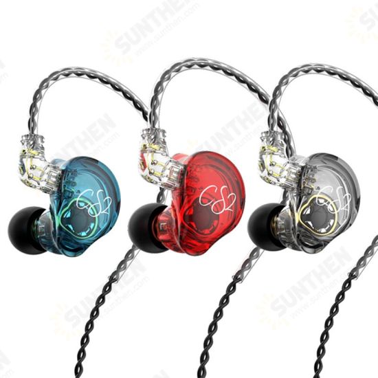 CS2 Heavy Bass Wired Earphones Sports Noise Cancelling Heavy Bass Earbuds Hifi Music Headset for Mobile Phone In-ear Earphones