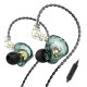 MT1 Earphone 10mm Dual Magnetic Driver HiFi Sport DJ Monitor Headphone in Ear Monitor Noise Cancelling Headset with Mic