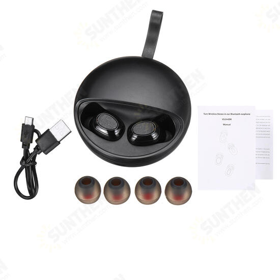 TWS Digital Display bluetooth 5.0 In-ear Earphone Headphone Sport Wireless Stereo Waterproof Earbuds with Spin Charging Box TWS Digital Display bluetooth 5.0 In-ear Earphone Headphone Sport Wireless Stereo Waterproof Earbuds with Spin Charging Box
