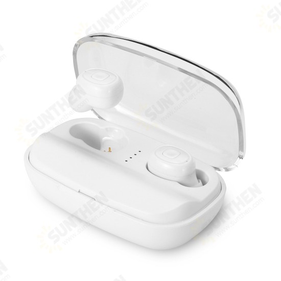 TWS Sports Dual bluetooth V5.0 Earphone Hifi Wireless Headphone With Mic 3000mAh Charging Case