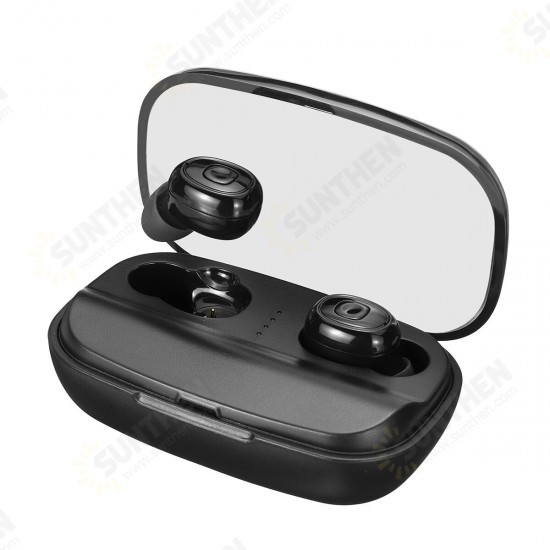 TWS Sports Dual bluetooth V5.0 Earphone Hifi Wireless Headphone With Mic 3000mAh Charging Case