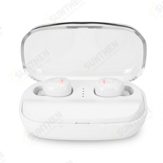 TWS Sports Dual bluetooth V5.0 Earphone Hifi Wireless Headphone With Mic 3000mAh Charging Case