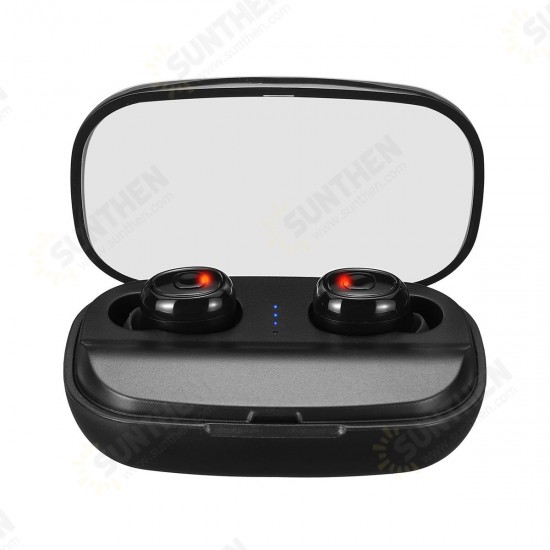 TWS Sports Dual bluetooth V5.0 Earphone Hifi Wireless Headphone With Mic 3000mAh Charging Case