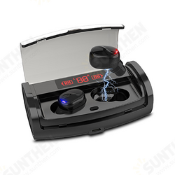 TWS Wireless bluetooth 5.0 Earphone 3500mAh Power Bank HiFi Stereo Headphone Earbuds with Mic