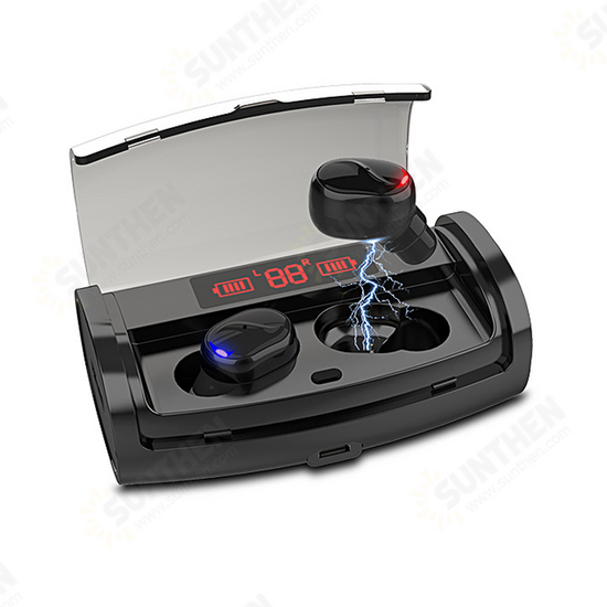 TWS Wireless bluetooth 5.0 Earphone 3500mAh Power Bank HiFi Stereo Headphone Earbuds with Mic TWS Wireless bluetooth 5.0 Earphone 3500mAh Power Bank HiFi Stereo Headphone Earbuds with Mic