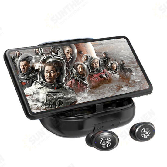 TWS Wireless bluetooth 5.0 Earphone Digital Display Smart Touch Bilateral Call Stereo IPX7 Waterproof Power Bank Headphone TWS Wireless bluetooth 5.0 Earphone Digital Display Smart Touch Bilateral Call Stereo IPX7 Waterproof Power Bank Headphone