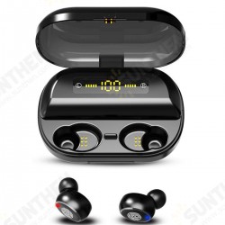 TWS Wireless bluetooth 5.0 Earphone Digital Display Smart Touch Bilateral Call Stereo IPX7 Waterproof Power Bank Headphone TWS Wireless bluetooth 5.0 Earphone Digital Display Smart Touch Bilateral Call Stereo IPX7 Waterproof Power Bank Headphone