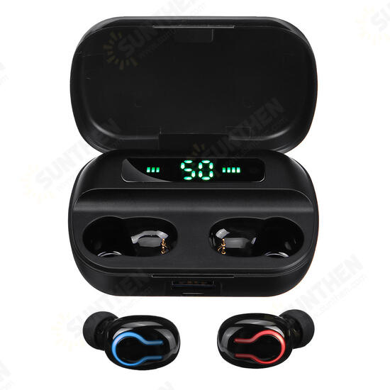 TWS Wirless Earbuds bluetooth 5.0 Earphone Mini Portable 3500mAh Power Bank Stereo Headset with Mic TWS Wirless Earbuds bluetooth 5.0 Earphone Mini Portable 3500mAh Power Bank Stereo Headset with Mic