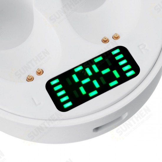 TWS bluetooth 5.0 Digital Display Earphone Smart Touch Auto Pairing Headphone with Charging Box for Xiaojmi Huawei TWS bluetooth 5.0 Digital Display Earphone Smart Touch Auto Pairing Headphone with Charging Box for Xiaojmi Huawei