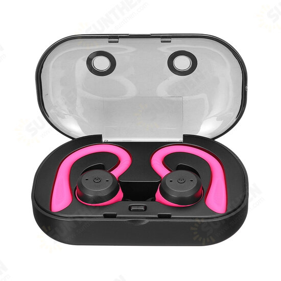 TWS bluetooth 5.0 Earphone Wireless CVC Noise Cancelling Stereo HIFI Sport Headphones With Charging Box