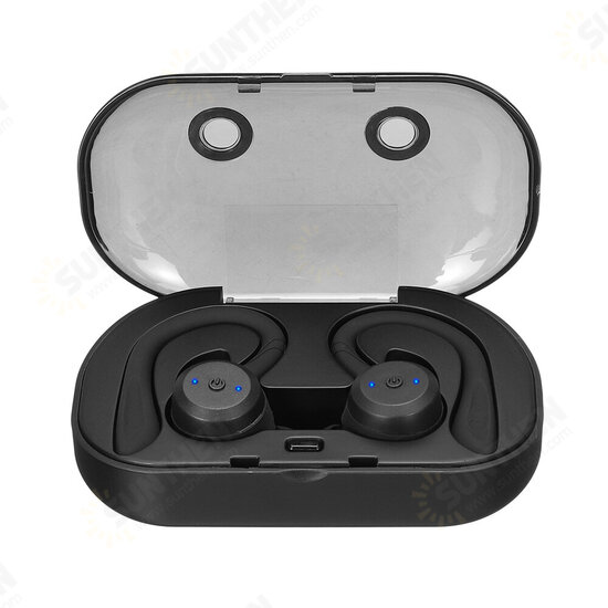 TWS bluetooth 5.0 Earphone Wireless CVC Noise Cancelling Stereo HIFI Sport Headphones With Charging Box