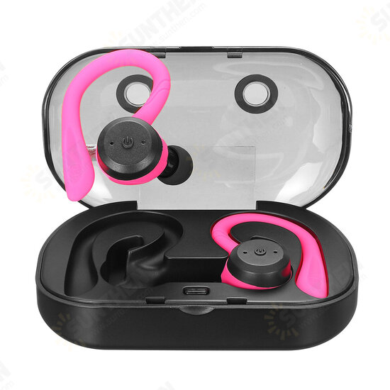 TWS bluetooth 5.0 Earphone Wireless CVC Noise Cancelling Stereo HIFI Sport Headphones With Charging Box