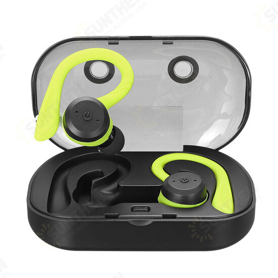 TWS bluetooth 5.0 Earphone Wireless CVC Noise Cancelling Stereo HIFI Sport Headphones With Charging Box