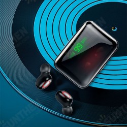 TWS bluetooth 5.0 Wireless Headset LED Digital Power Display IPX5 Waterproof In-ear Hifi Earphones with Charging Case for Xiaomi Huawei TWS bluetooth 5.0 Wireless Headset LED Digital Power Display IPX5 Waterproof In-ear Hifi Earphones with Charging Case for Xiaomi Huawei