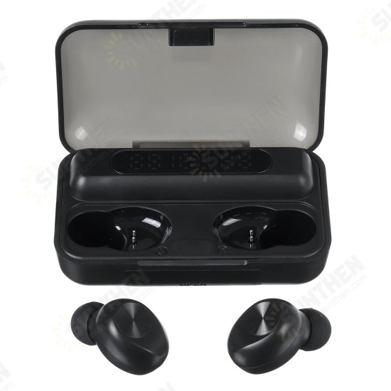 TWS bluetooth LED Digital Display Mini In Ear Earphone Wireless Hifi Music Headphones with Charging Case for Huawei TWS bluetooth LED Digital Display Mini In Ear Earphone Wireless Hifi Music Headphones with Charging Case for Huawei