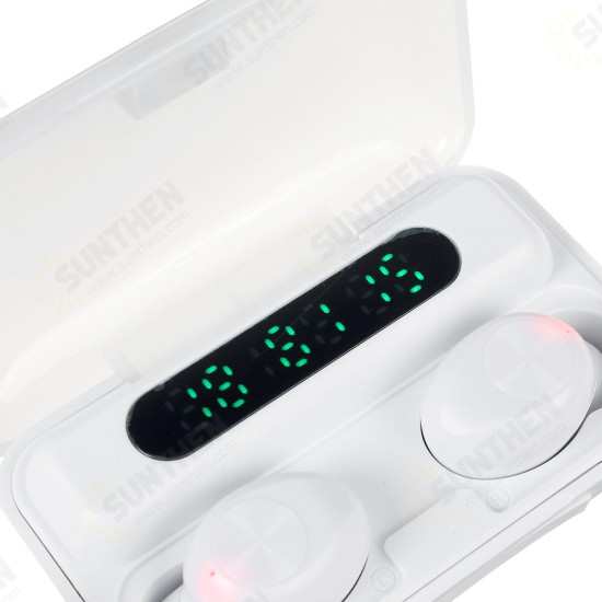TWS bluetooth LED Digital Display Mini In Ear Earphone Wireless Hifi Music Headphones with Charging Case for Huawei TWS bluetooth LED Digital Display Mini In Ear Earphone Wireless Hifi Music Headphones with Charging Case for Huawei