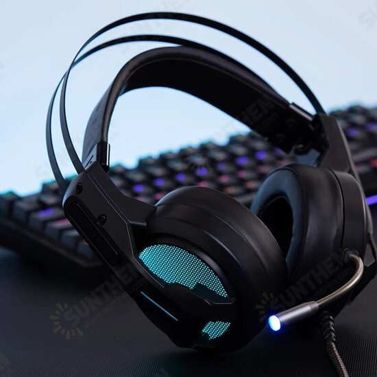 H31 Gaming Headphone USB Wired 7.1 Virtual Stereo RGB Headset Headphone with Microphone for Laptop Computer PC Gamer H31 Gaming Headphone USB Wired 7.1 Virtual Stereo RGB Headset Headphone with Microphone for Laptop Computer PC Gamer