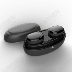 [True Wireless] T12 TWS Wireless bluetooth Earphone Binaural Stereo Headphone with Charging Box