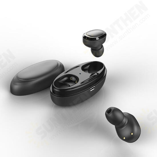 [True Wireless] T12 TWS Wireless bluetooth Earphone Binaural Stereo Headphone with Charging Box