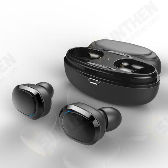 [True Wireless] T12 TWS Wireless bluetooth Earphone Binaural Stereo Headphone with Charging Box