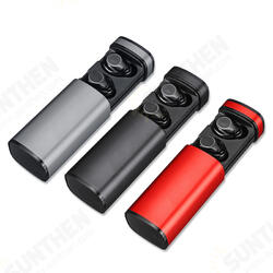 [True Wireless] bluetooth 5.0 TWS Touch Earbuds Stereo HIFI Noise Canceling IPX5 Waterproof Handsfree Earphone With Charging Case