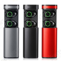 [True Wireless] bluetooth 5.0 TWS Touch Earbuds Stereo HIFI Noise Canceling IPX5 Waterproof Handsfree Earphone With Charging Case