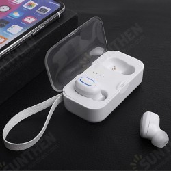 bluetooth V5.0 TWS Earbuds Invisible Mini Stereo Binaural Call IPX5 Sweat-proof Sports Earphone Headset With Charging Box for IOS Android bluetooth V5.0 TWS Earbuds Invisible Mini Stereo Binaural Call IPX5 Sweat-proof Sports Earphone Headset With Charging Box for IOS Android