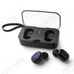 bluetooth V5.0 TWS Earbuds Invisible Mini Stereo Binaural Call IPX5 Sweat-proof Sports Earphone Headset With Charging Box for IOS Android bluetooth V5.0 TWS Earbuds Invisible Mini Stereo Binaural Call IPX5 Sweat-proof Sports Earphone Headset With Charging Box for IOS Android