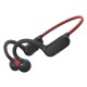 Ultra-light Bone Conduction bluetooth 5.0 Headphones 6D Surround Sound Long Endurance Ear Hook Wireless Earphones for Sport Fitness Shocking Horn Headphones