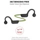 Ultra-light Bone Conduction bluetooth 5.0 Headphones 6D Surround Sound Long Endurance Ear Hook Wireless Earphones for Sport Fitness Shocking Horn Headphones