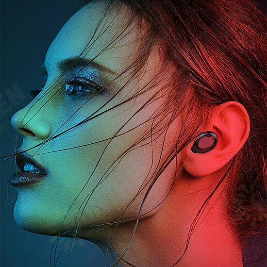 V2 TWS Dynamic bluetooth 5.0 Wireless Stereo Earbuds Noise Cancelling Touch Control In Ear Earphone with Type-C Charging Box