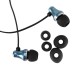 EM603 Full Metal Wired Control In-ear Stereo Headphone Earphone With Mic