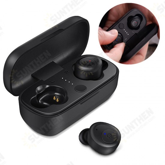 2 TWS bluetooth V5.0 Earphone Deep Bass 3D Stereo IPX5 Waterproof Headphone for IPhone Xiaomi