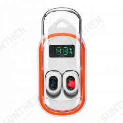 Wireless Stereo bluetooth 5.0 Earphone Auto Pair IPX5 Waterproof TWS Headphone with Hang Buckle Wireless Stereo bluetooth 5.0 Earphone Auto Pair IPX5 Waterproof TWS Headphone with Hang Buckle