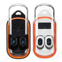 Wireless Stereo bluetooth 5.0 Earphone Auto Pair IPX5 Waterproof TWS Headphone with Hang Buckle Wireless Stereo bluetooth 5.0 Earphone Auto Pair IPX5 Waterproof TWS Headphone with Hang Buckle