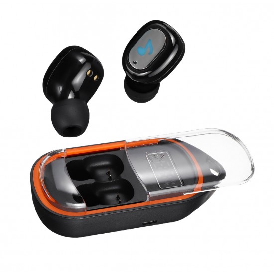Wireless Stereo bluetooth 5.0 Earphone Auto Pair IPX5 Waterproof TWS Headphone with Hang Buckle