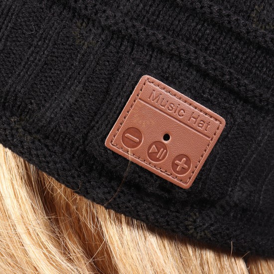 Wireless bluetooth 5.0 Hat Beanie Warm Hat bluetooth Earphone Soft Stylish Hat Heaphone with Mic Wireless bluetooth 5.0 Hat Beanie Warm Hat bluetooth Earphone Soft Stylish Hat Heaphone with Mic