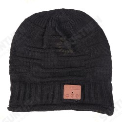 Wireless bluetooth 5.0 Hat Beanie Warm Hat bluetooth Earphone Soft Stylish Hat Heaphone with Mic