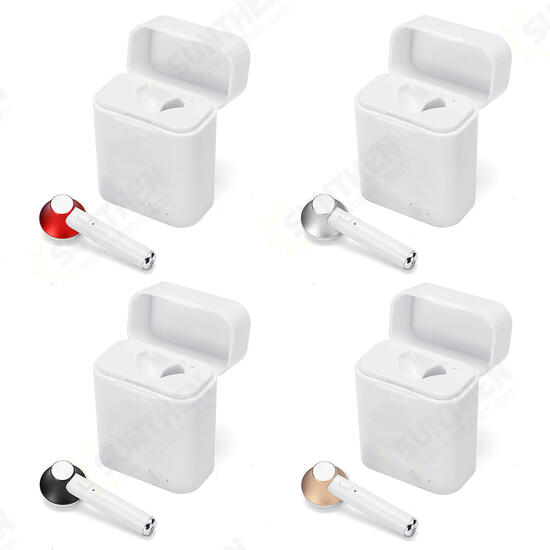 Wireless bluetooth Earphone Mini Portable Lightweight Single Earbuds with Charging Box with Mic